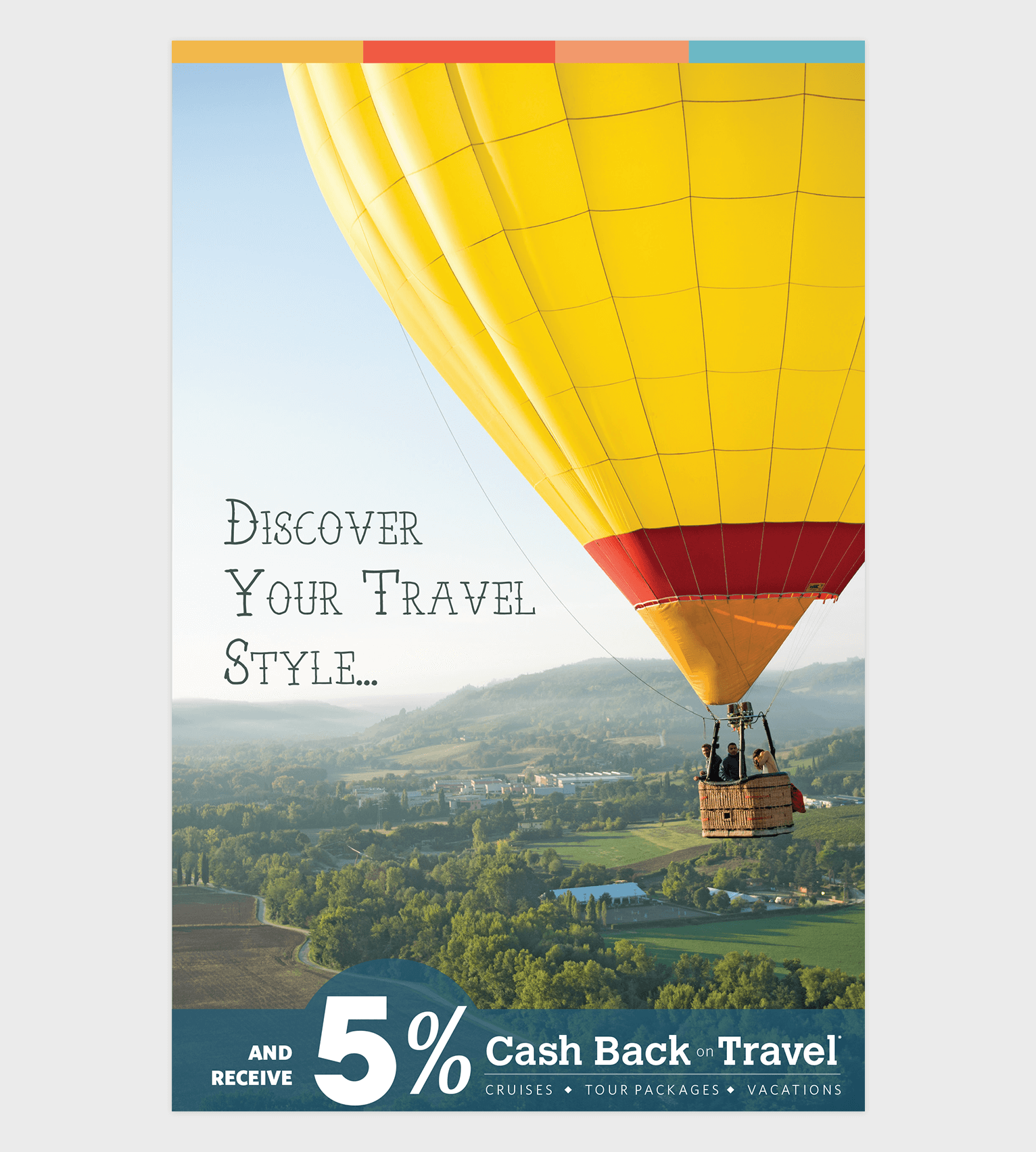 Cover for Discover Your Travel Style Direct Mailer