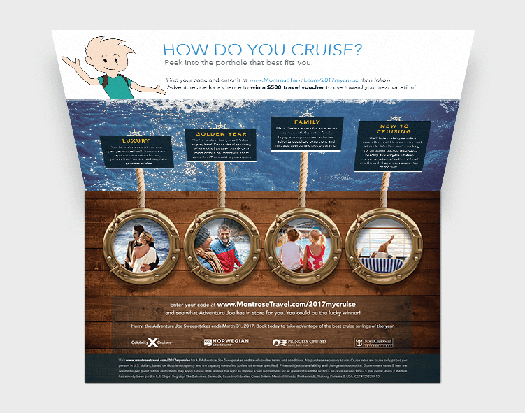 Inside panel showcasing offers