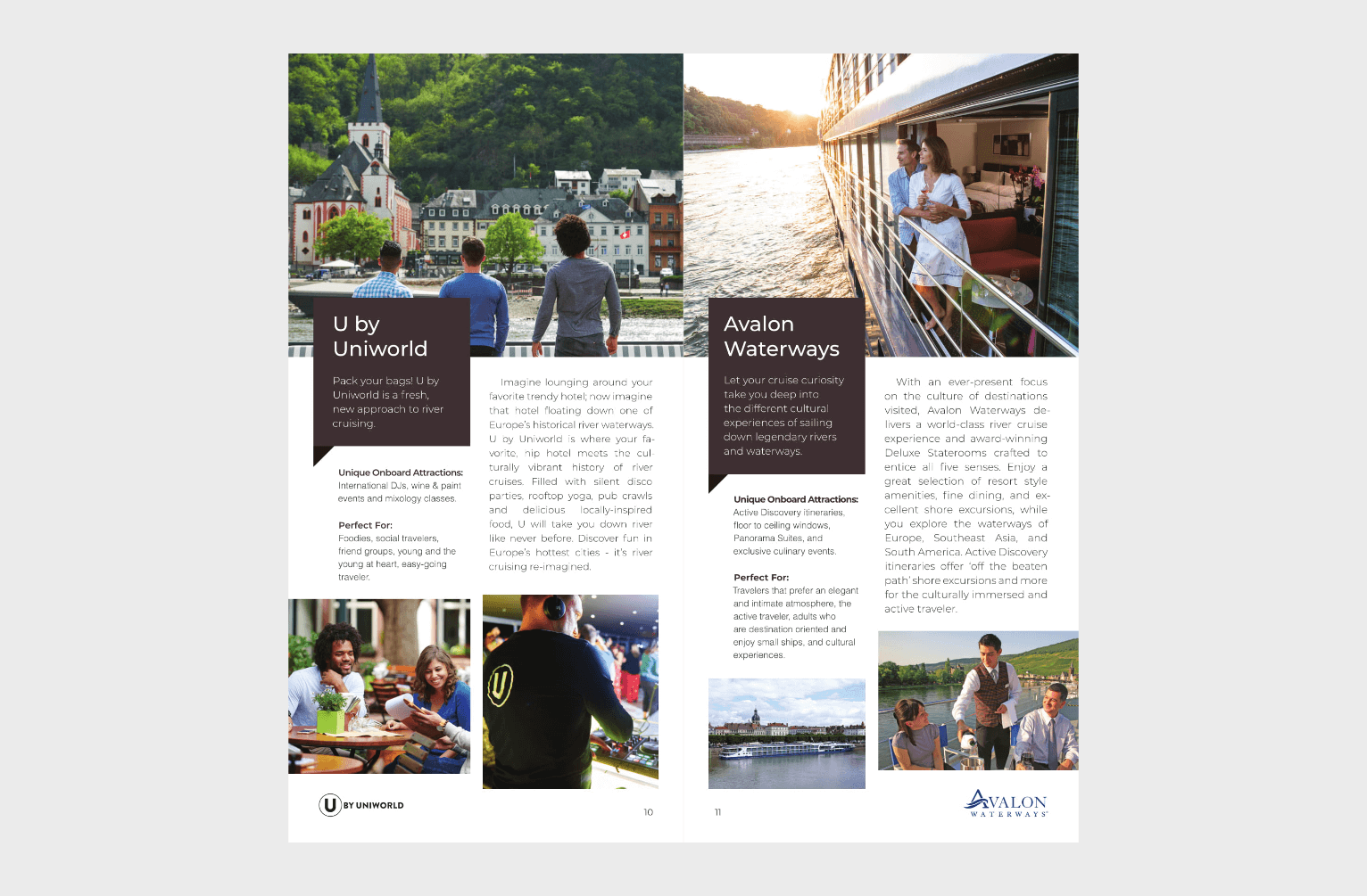 Inside panel showcasing cruise offers